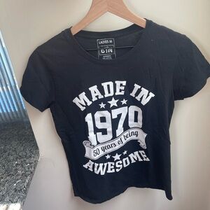 Born in 1970 Shirt Gift